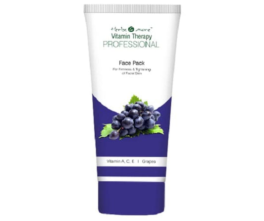 Herbs & More Vitamin Therapy Professional Face Pack For Bighting And Glowing Skin 100 Gm