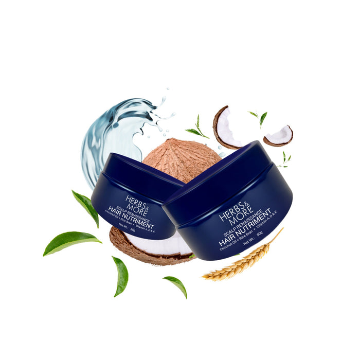 Herbs & More Scalp Renaissance Hair Nutriment - 80g | Nourishing Scalp Treatment | Promotes Hair Growth & Strengthens Roots